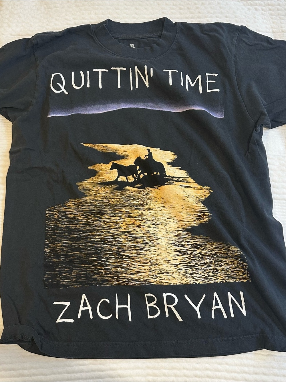 Zach Bryan Quittin Time Tour Tee